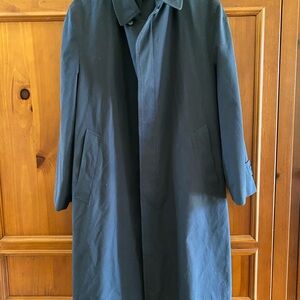 Vintage London Fog Men's Navy Trench Coat